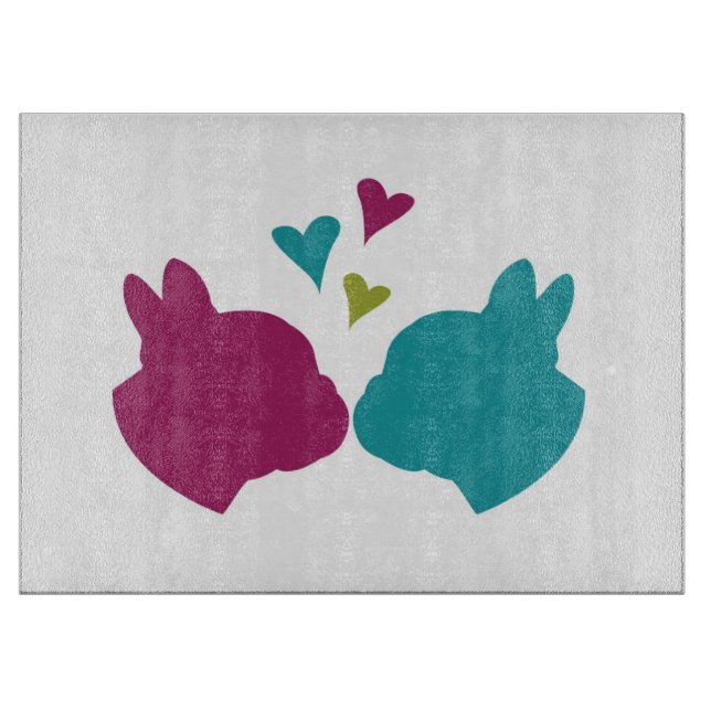 French Kiss Cutting Board (Front)