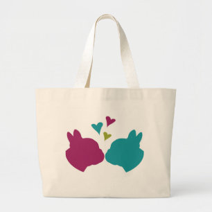 French Kiss Large Tote Bag