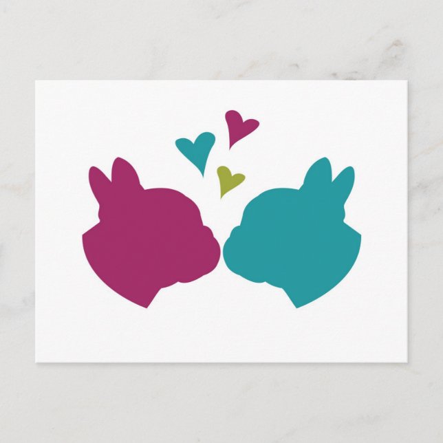 French Kiss Postcard (Front)