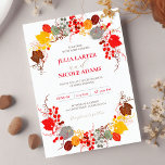 French Kissed Sweet Berry Grapes Flowers Wedding Invitation<br><div class="desc">Discover timeless elegance and enchanting designs in our exquisite wedding invitation collection. Each card is a masterpiece,  beautifully crafted to capture the essence of your special day.</div>