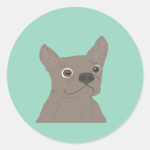 French Kisses Classic Round Sticker