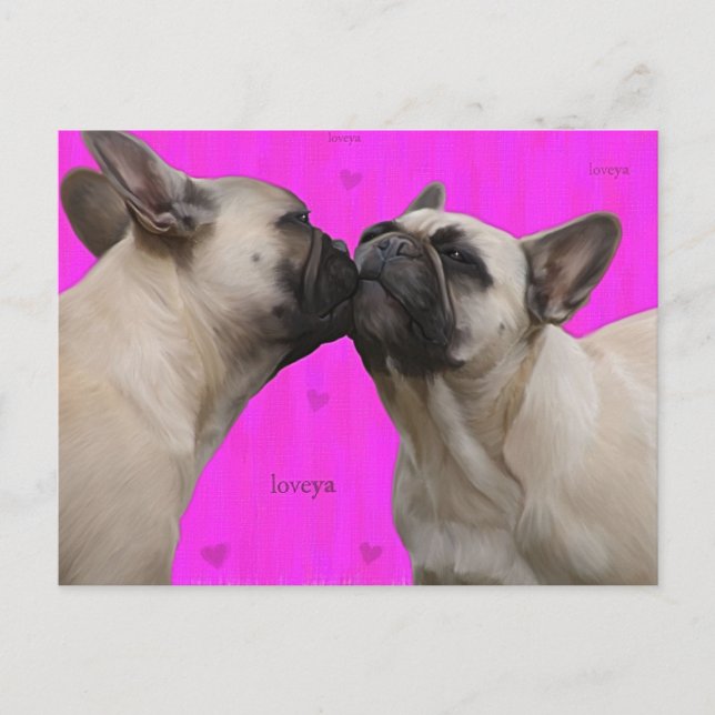 French Kisses Postcard (Front)
