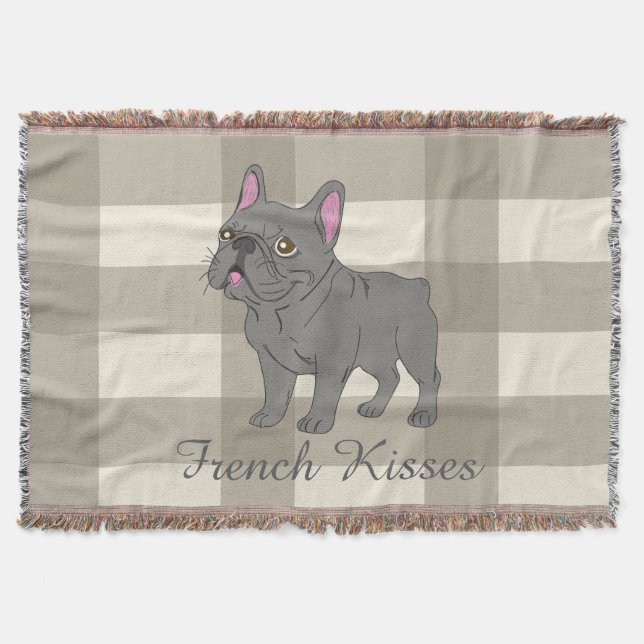 French Kisses Throw Blanket (Front)