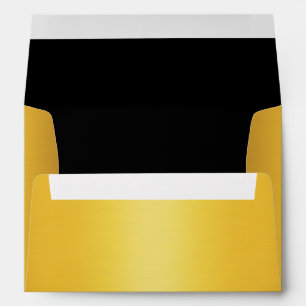 French Lace Rehearsal Dinner Envelope in gold