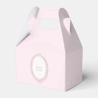 French Laduree Patisserie Boulangerie Pink Favour Box