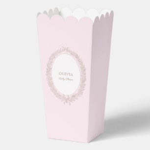 French Laduree Patisserie Boulangerie Pink Popcorn Favour Box