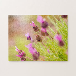 French Lavender Flowers Jigsaw Puzzle 