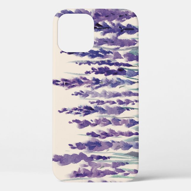 French Lavender: Watercolor Illustration Case-Mate iPhone Case (Back)