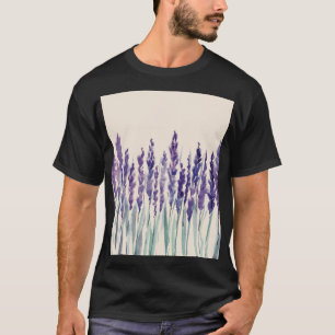 French Lavender: Watercolor Illustration T-Shirt