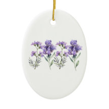 French Lavender Watercolour Pattern