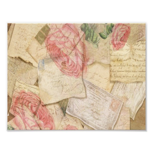 French Letters and Post Cards Photo Print (Front)