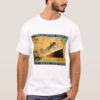 French Line ~ Paris-Havre-New York T-Shirt