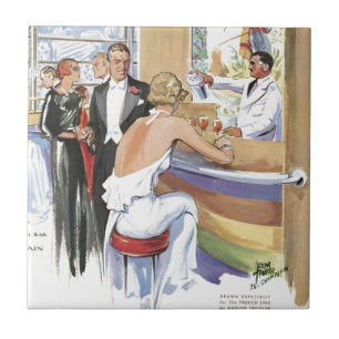 French Line The Gentle Art of Civilised Living Tile