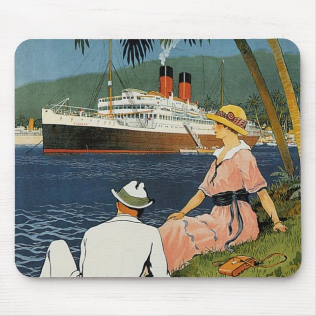 French Line's Antilles Mouse Mat (Front)