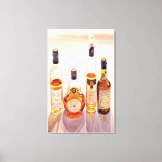 French Liqueurs Canvas Print