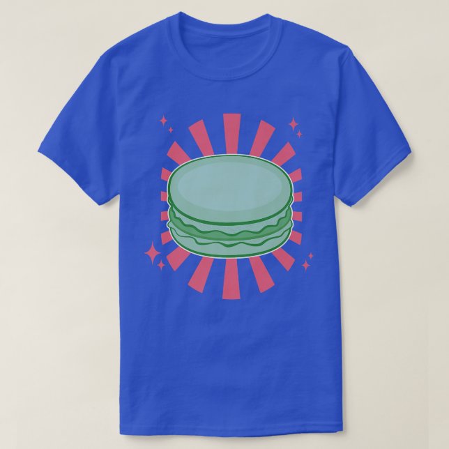 French Macaron Baker Cute Baking Dessert Japanese  T-Shirt (Design Front)