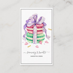 French Macaron Business Card