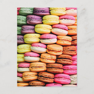 French macaron postcard