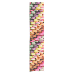 French macaron short table runner