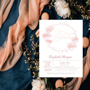 French Macarons Baby Shower Invitation