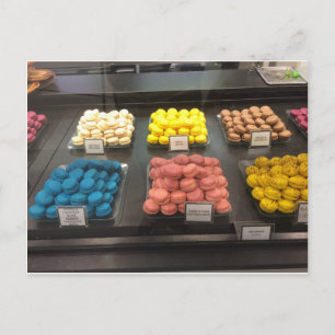French Macarons   Paris, France Postcard
