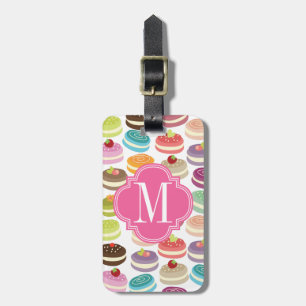 French Macarons Personalised Luggage Tag