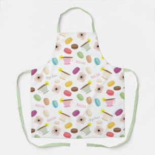French Macarons Tea With Lemon Anemone Apron