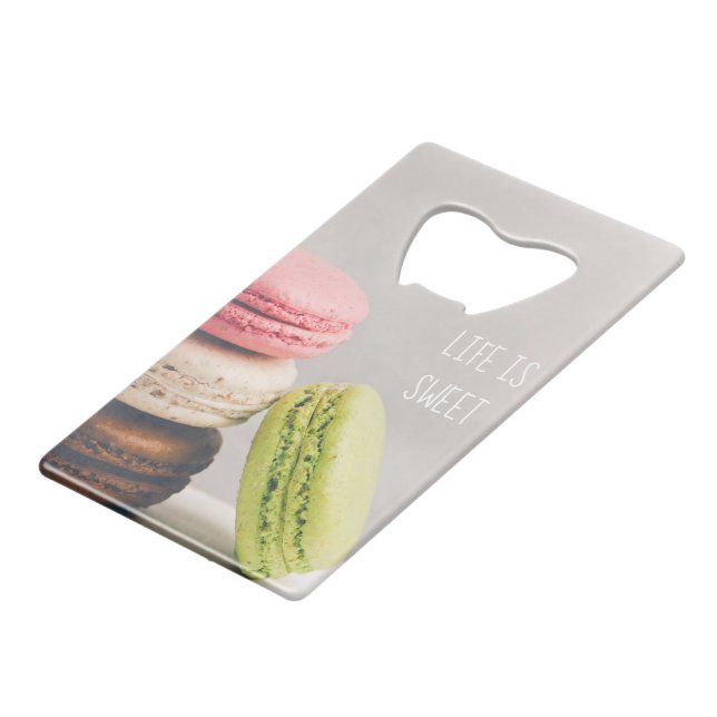 French macaroons in pastel vintage colours (Front Angled)