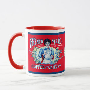 French Maid Coffee and Chicory Mug