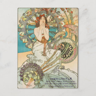 French Maiden in Prayer Postcard