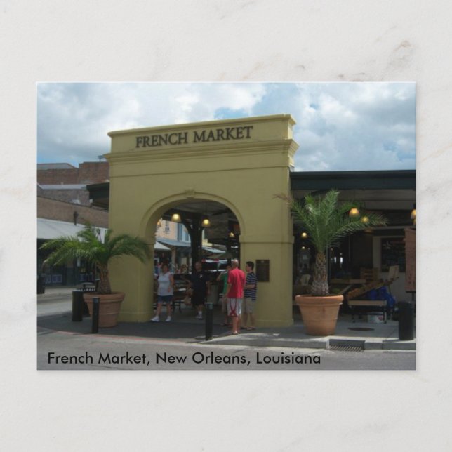 French Market New Orleans Postcard (Front)