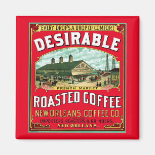French Market Roasted Coffee Magnet