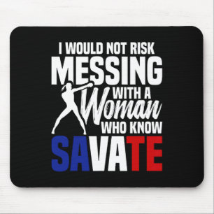 French Martial Arts Savate Instructor Kickboxing S Mouse Mat