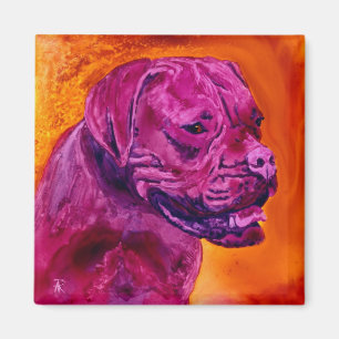 French Mastiff Magnet - "Bordeaux"