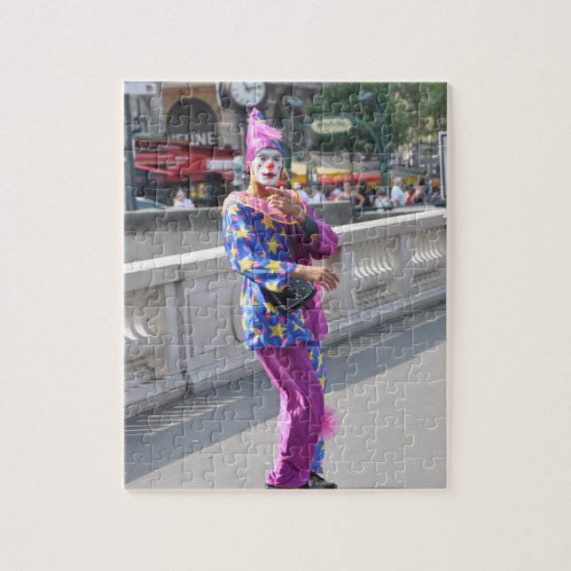 French Mime Jigsaw Puzzle (Vertical)
