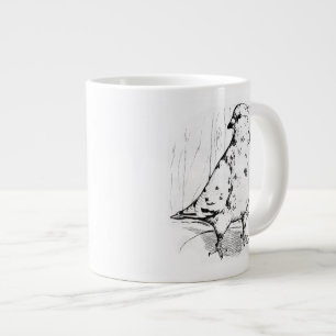 French Mondain Pigeon 1978 Large Coffee Mug