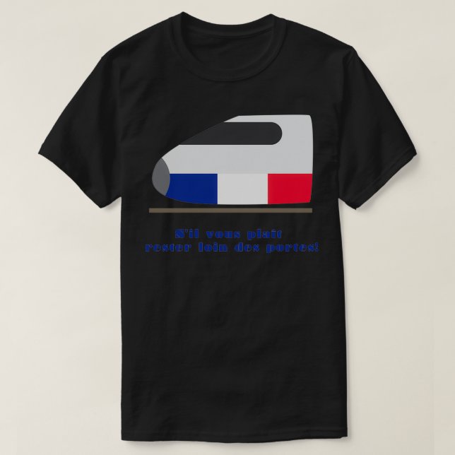 French Monorail T-Shirt (Design Front)