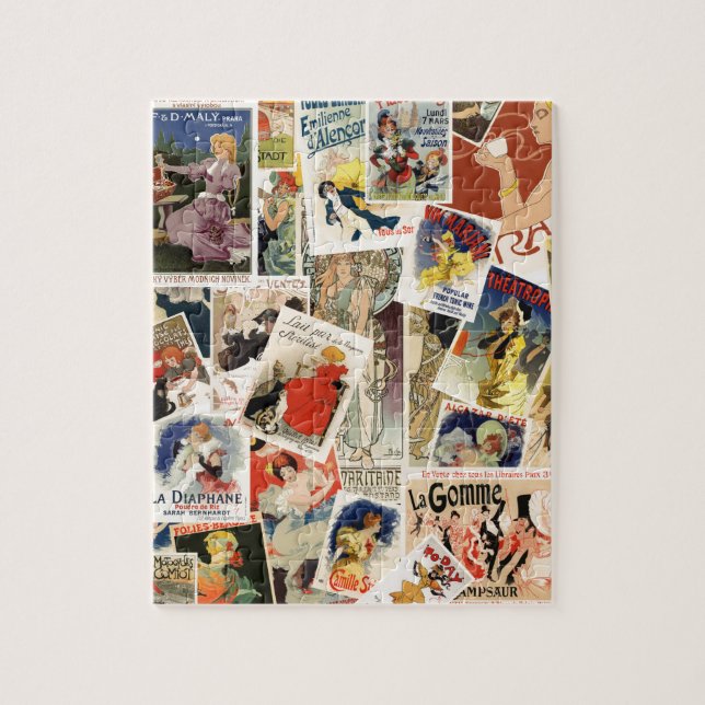 French Montage Jigsaw Puzzle (Vertical)