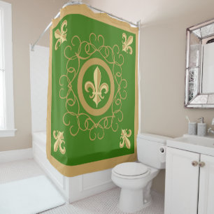 French Moss Shower Curtain