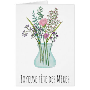 French mother's day Pink bouquet of flowers