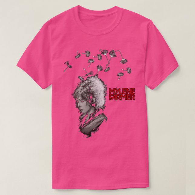 French Mylene Farmer France Oui Mais Non  T-Shirt (Design Front)