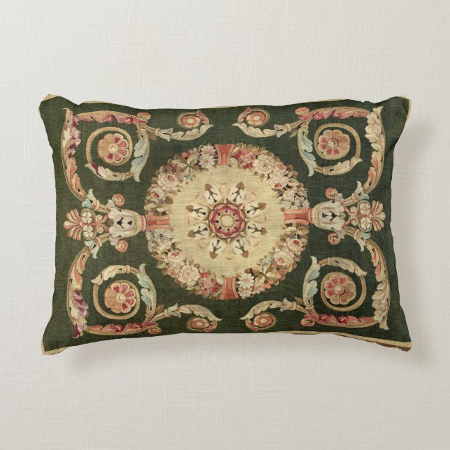 French Neoclassical Aubusson Decorative Cushion (Front)