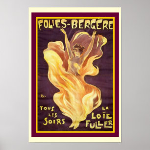 French New "Folies Bergere" 13 x 19 poster