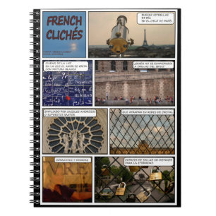 French notebook Cliches black bottom