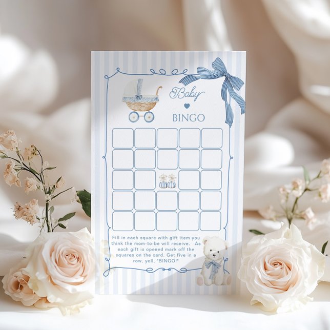 French Nursery Coquette Carriage Baby Bingo game (Creator Uploaded)