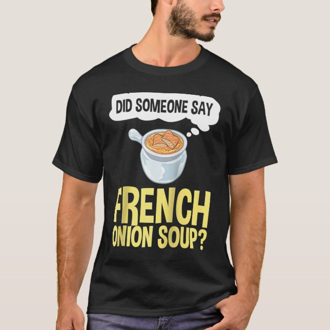 French Onion Soup Recipe Mix Bowl Japanese Cheese  T-Shirt (Front)
