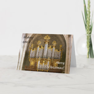 French organ Christmas card