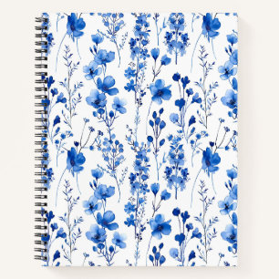 French Paper Wildflowers Pattern Design-98186 Notebook