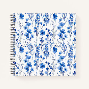 French Paper Wildflowers Pattern Design-98186 Notebook