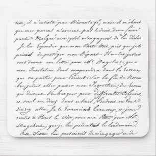 French Paris Script Mouse Mat